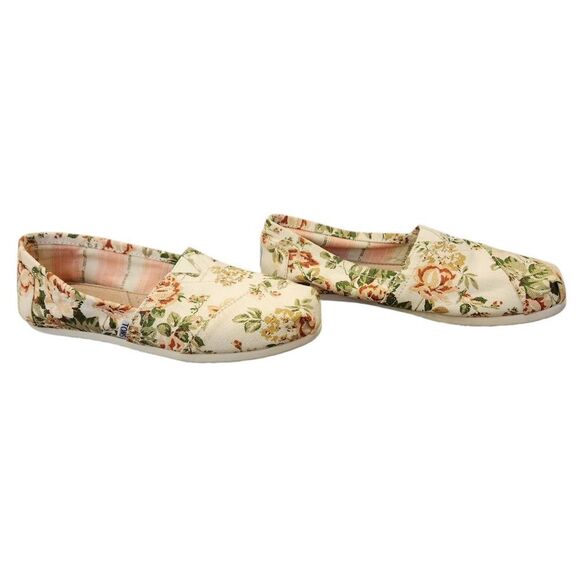 Toms NEW Floral Boho Cottagecore Festival Cruise Comfortable Loafers Shoes - Picture 5 of 10